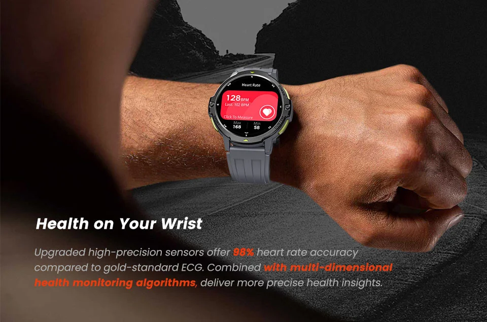 Official Da Fit C31 wrist-worn heart rate monitoring visual